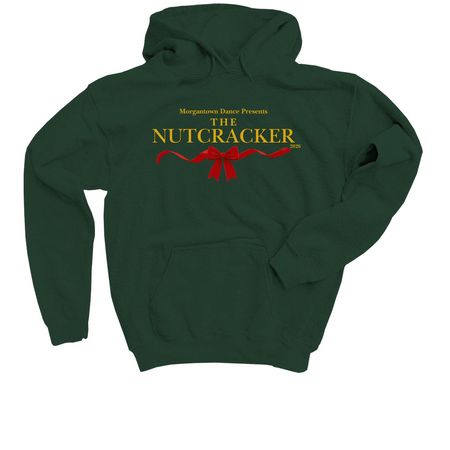 Nutcracker 2026 Merch, a Forest Green Youth Pullover Hoodie