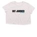 HOT JAMMER, a Heather Dust Women?s Flowy Cropped Tee