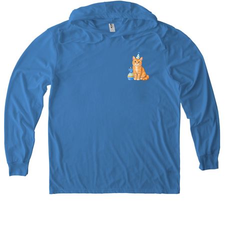 7 Year, a Azure Blue Allmade Eco Triblend Hoodie Tee