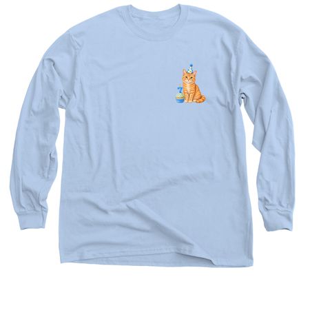 7 Year, a Light Blue Classic Long Sleeve Tee