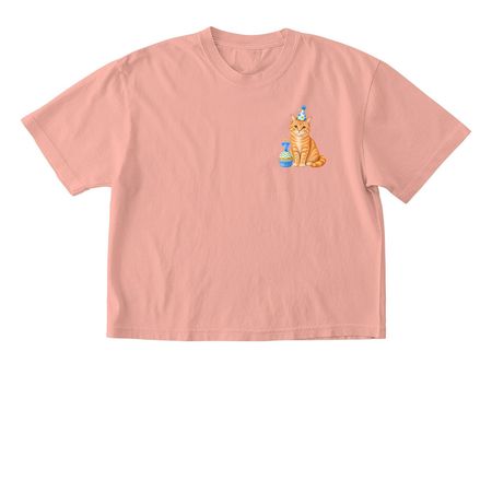 7 Year, a Peachy Comfort Colors Boxy Tee