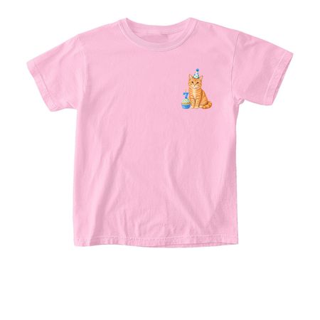 7 Year, a Blossom Comfort Colors Youth Tee