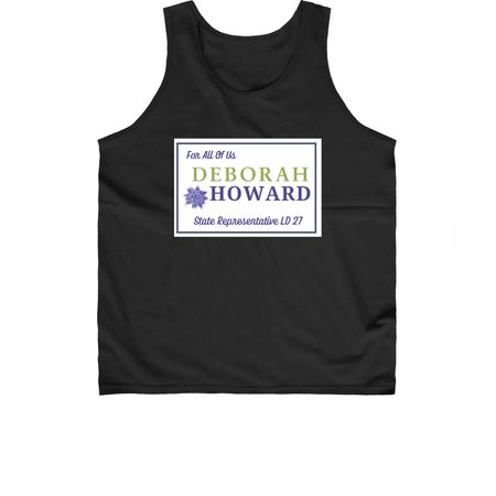 Show your Support for Deborah Howard, a Black Classic Unisex Tank Top