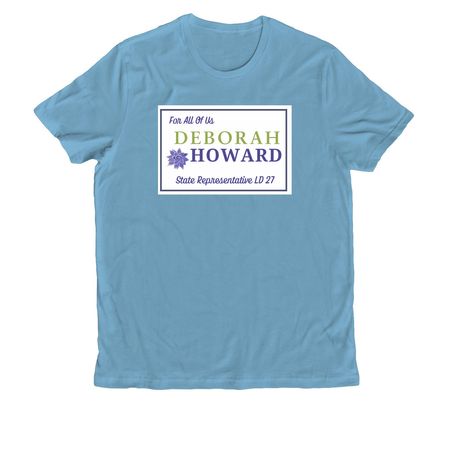 Show your Support for Deborah Howard, a Arctic Blue Allmade Organic Cotton Unisex Tee