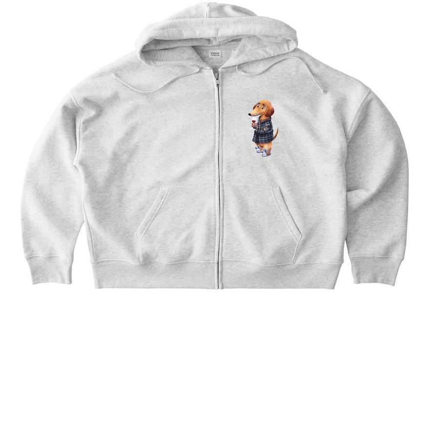 ?Se?or Lucas? Zip Up Hoodie, a Cool Heather Grey Stanley/Stella Women?s Stella Ida Zip Up Pullover Hoodie