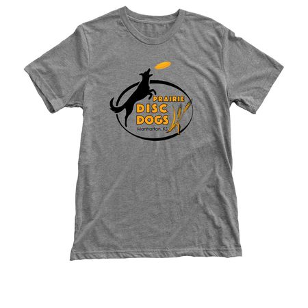 Prairie Disc Dogs, a Premium Heather Triblend Unisex Tee