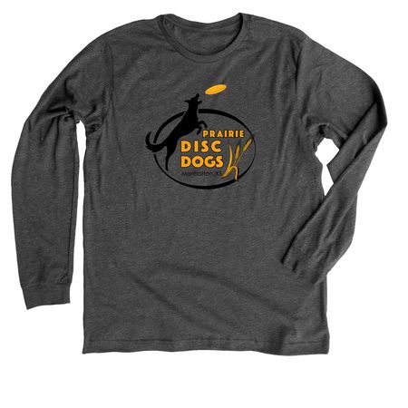Prairie Disc Dogs, a Athletic Heather Premium Long Sleeve Tee