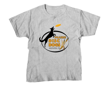 Prairie Disc Dogs, a Sport Grey Youth Unisex Tee