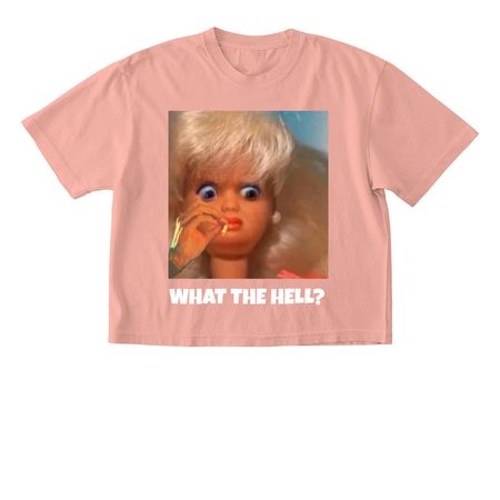 What The HELL?, a Peachy Comfort Colors Boxy Tee