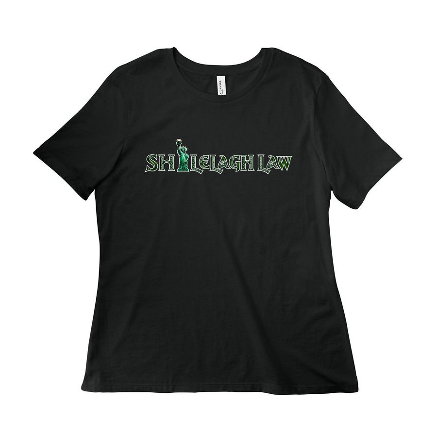 Shilelagh Law "Celtic" Tee, a Vintage Black Women?s Relaxed Cotton Tee