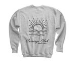 Carriage Club - Kids Sweaters, a Sport Grey Youth Crewneck Sweatshirt (back-view)