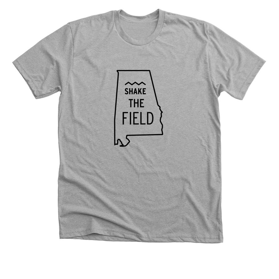 Shake the Field, a Athletic Heather Premium Unisex Tee