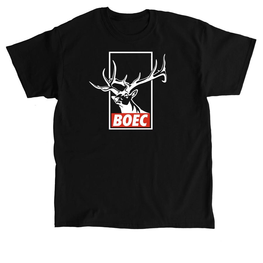 OBEY BOEC, a Black Classic Unisex Tee