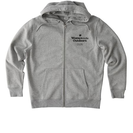 2026 OH WITO Shirts!, a Heather Grey Stanley/Stella Unisex Cultivator 2.0 Zip Up Pullover Hoodie