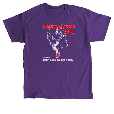 Scream-a-thon (Purple), a Purple Classic Unisex Tee
