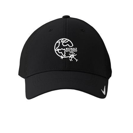 KCNA2 Epilepsy Hats, a Black Printed Nike Dri-FIT Legacy Performance Cap
