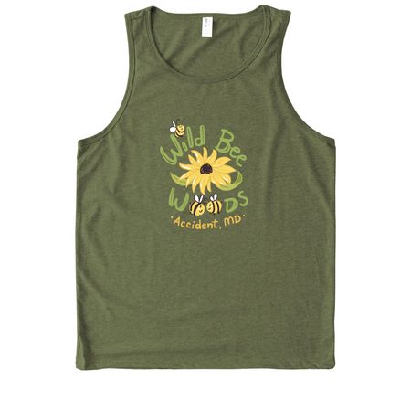 Wild Bee Woods, a Olive You Green Allmade Eco Triblend Tank