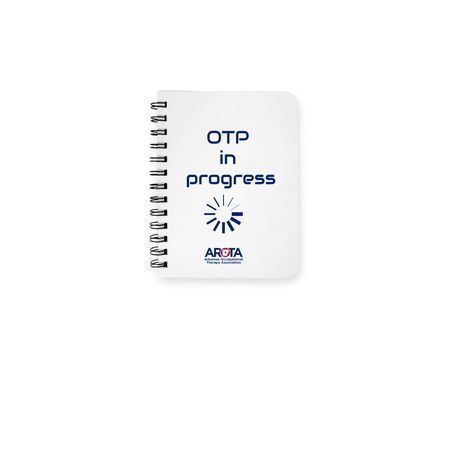 AROTA Student Notebook, a White Spiral Notebook