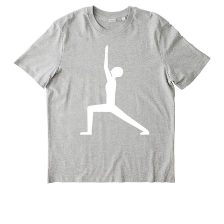 Yoga supports SPCA, a Cool Heather Grey Stanley/Stella Unisex Creator 2.0 Tee