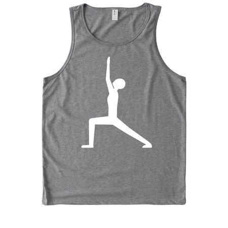 Yoga supports SPCA, a Aluminum Grey Allmade Eco Triblend Tank