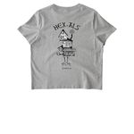 Hex ALS, a Cool Heather Grey Stanley/Stella Women?s Stella Muser Tee (back-view)