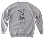 Hex ALS, a Sport Grey Softstyle Crewneck Sweatshirt (back-view)