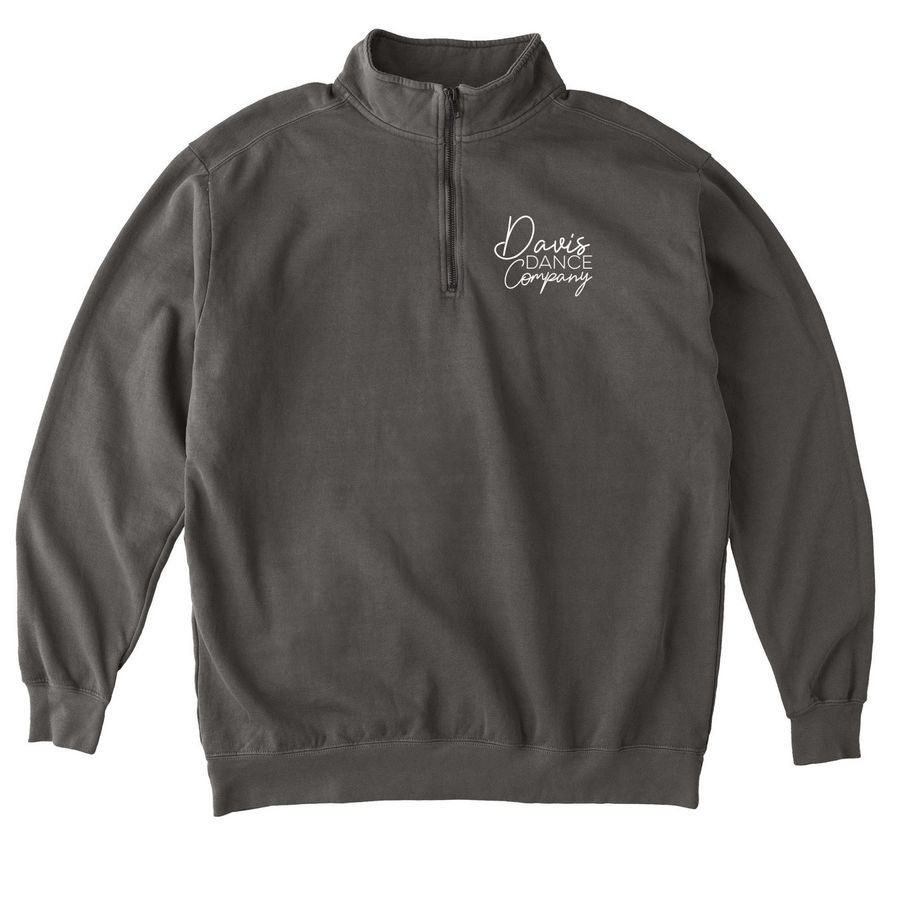 DDC Sweatshirts, a Pepper Comfort Colors Quarter Zip Pullover