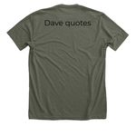 Murph T-Shirts, a Heather Military Green Premium Unisex Tee (back-view)