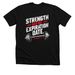 Strength Has No Expiration Date, a Solid Black Blend Premium Unisex Tee