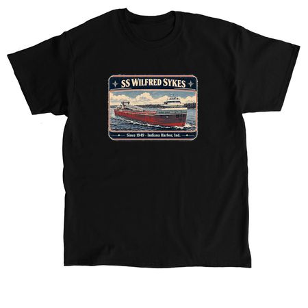 SS Wilfred Sykes, a Black Classic Unisex Tee