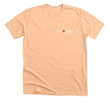 Le Bonheur Children's Hospital, a Heather Peach Premium Unisex Tee