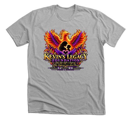 Kevins Legacy Foundation, a Athletic Heather Premium Unisex Tee