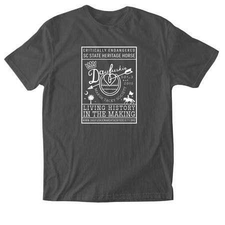 Living History in the Making, a Charcoal Softstyle Cotton Tee