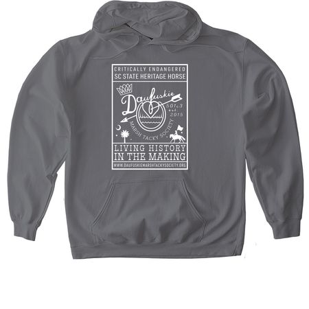 Living History in the Making, a Charcoal Gildan Softstyle Pullover Hoodie