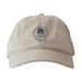Tree Logo- Eco Baseball Cap with Blue Print, a Oyster Printed Eco Baseball Cap