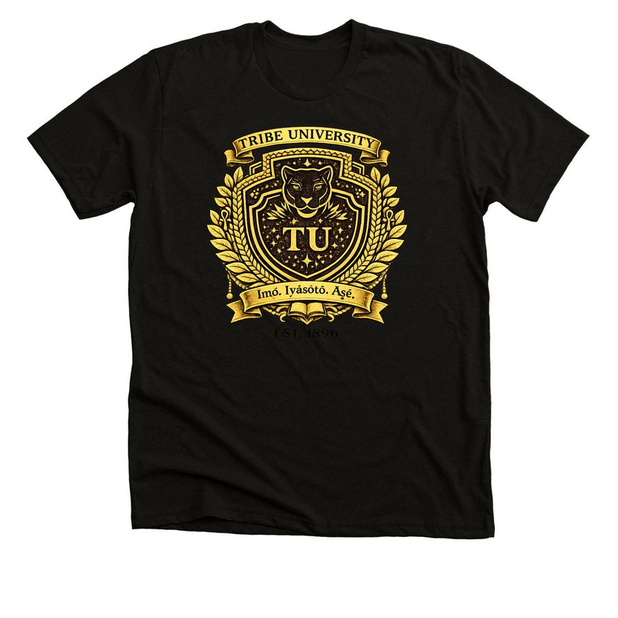 TRIBE U&nbsp;, a Solid Black Blend Premium Unisex Tee