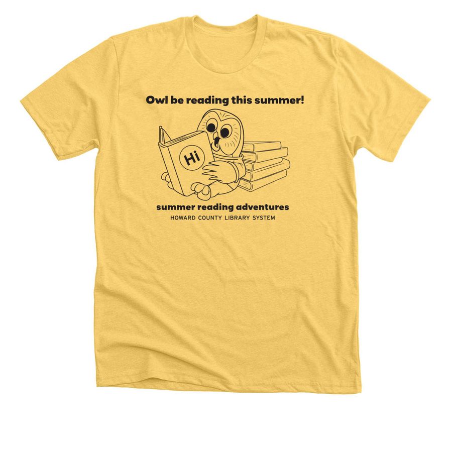 Summer Reading Collection, a Heather Yellow Gold Premium Unisex Tee