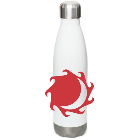 The Vision is Jesus. Water Bottle, a White Stainless Steel Water Bottle