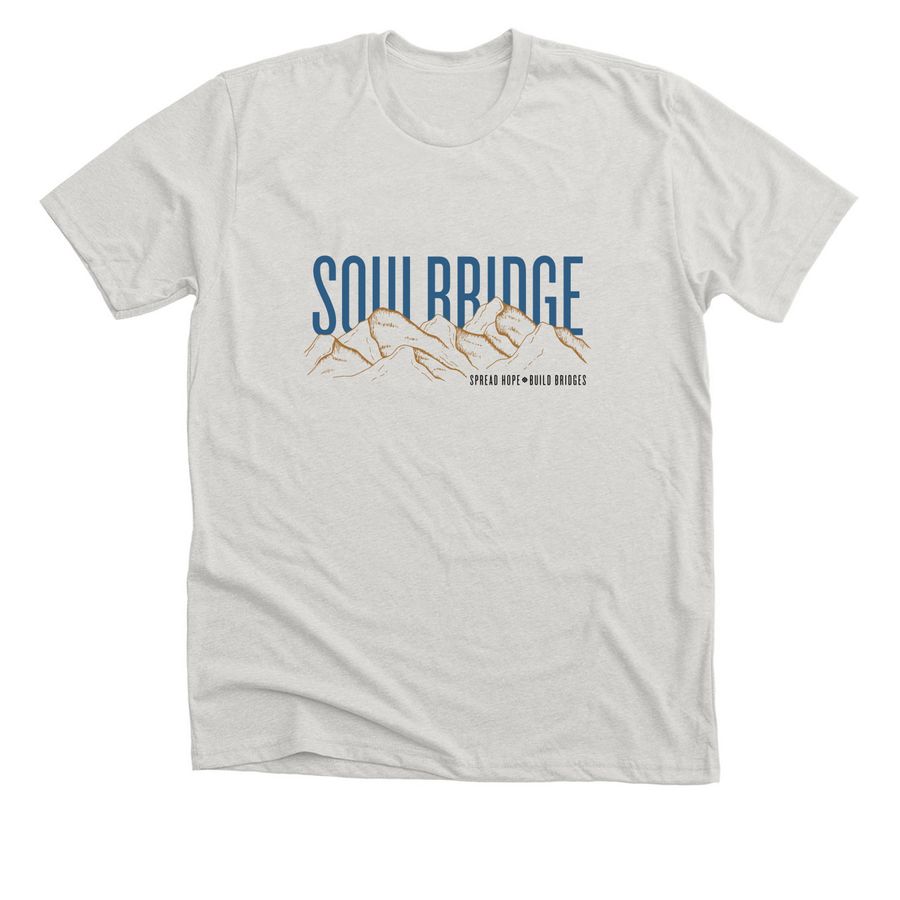 The Stronger Together Collection, a Heather Cement Premium Unisex Tee