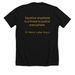 Criminal Justice at UCF, a Solid Black Blend Premium Unisex Tee (back-view)