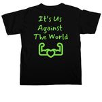 Huxley Forever Strong, a Black Comfort Colors Unisex Tee (back-view)
