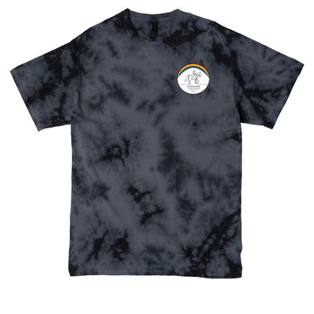 Spring 2026 RR Merch Drop, a Black Crystal Tie Dye Tee