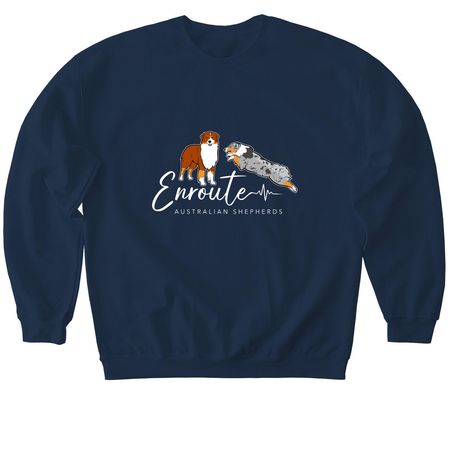 Enroute Redesign, a Navy Softstyle Crewneck Sweatshirt