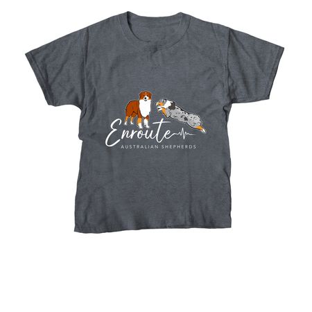 Enroute Redesign, a Dark Heather Youth Unisex Tee