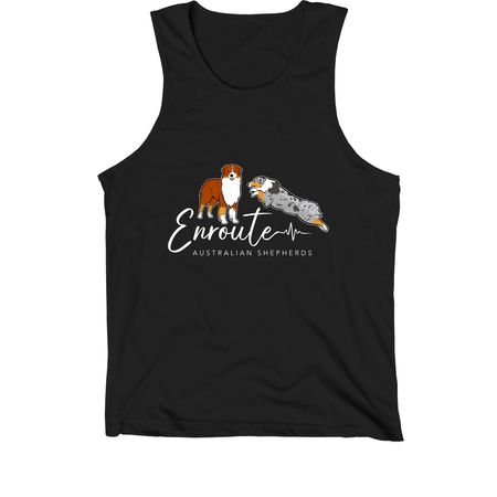 Enroute Redesign, a Black Premium Cotton Tank