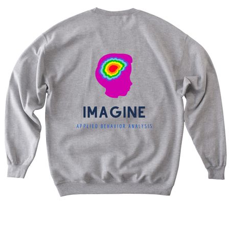 IABA Logo Crewneck Sweatshirt&nbsp;, a Sport Grey Softstyle Crewneck Sweatshirt (back-view)