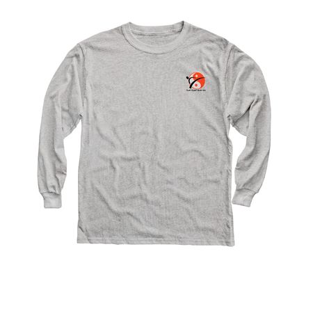 I Do Taekwondo, a Sport Grey Youth Long Sleeve Tee