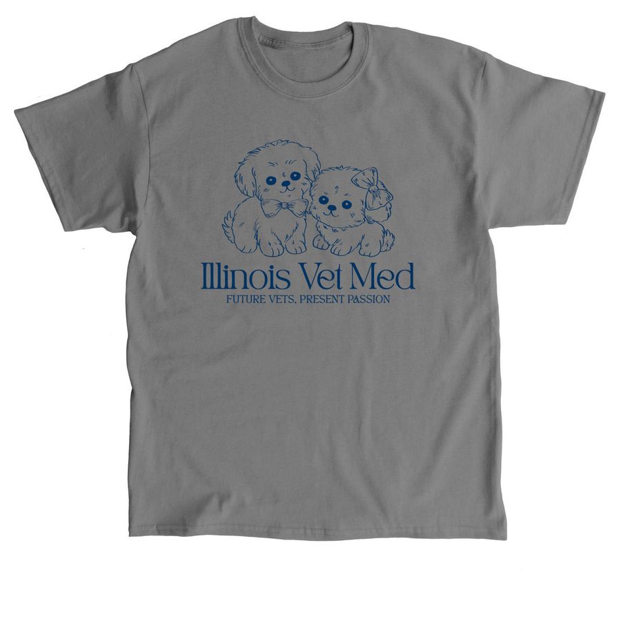 Vet Med Puppies, a Charcoal Classic Unisex Tee