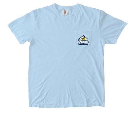 Home - Pocket Tee, a Chambray Comfort Colors Pocket Tee