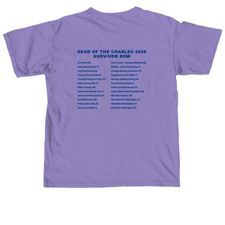 SRN HOCR26 Event Shirt, a Violet Comfort Colors Unisex Tee